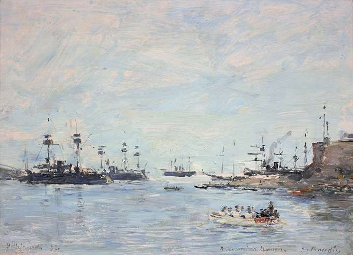 L’escadre devant Villefranche